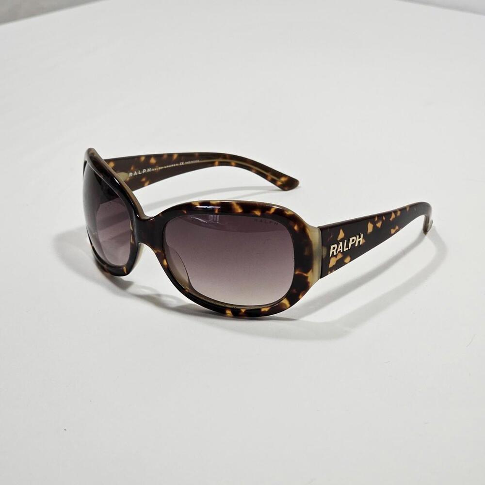 Vintage Ralph Lauren Sunglasses Tortoiseshell Oversized Brown Frame - Picture 2 of 13